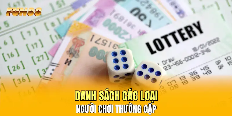 Danh sách các loại người chơi thường gặp Danh sách các loại người chơi thường gặp
